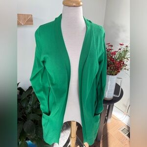 Green Women's Cardigan Sweater